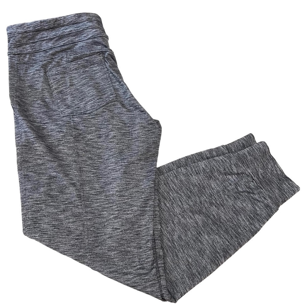 Athleta Gray Space Dye Metro Joggers Active Athletic Women’s Large - Picture 10 of 13